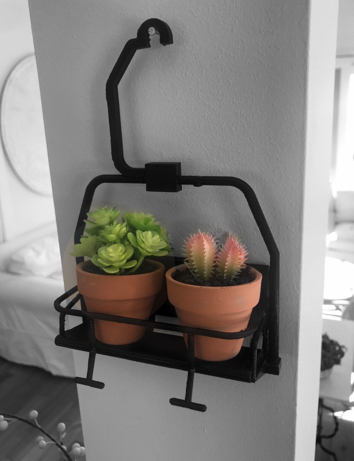 Miniature Modern Ski Lift Chair