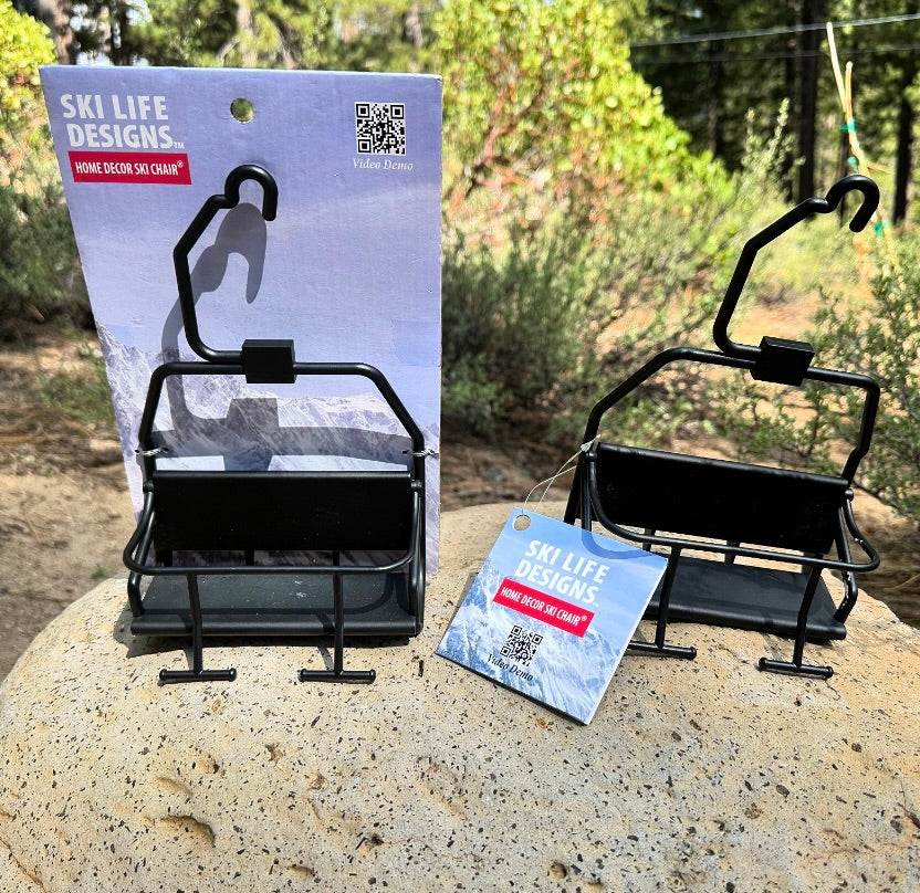 Miniature Modern Ski Lift Chair