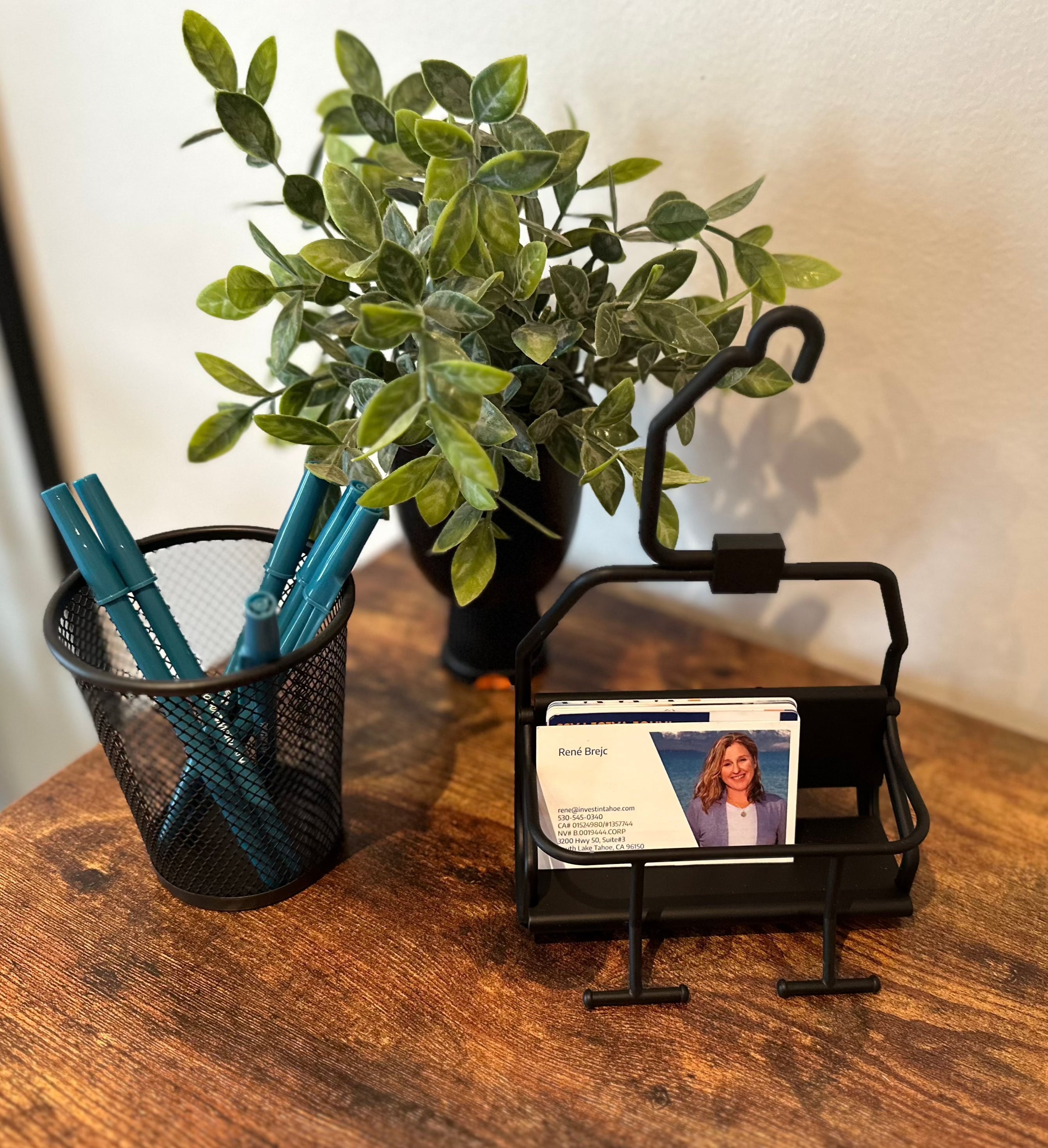 Ski Chair Lift Business Card Holder