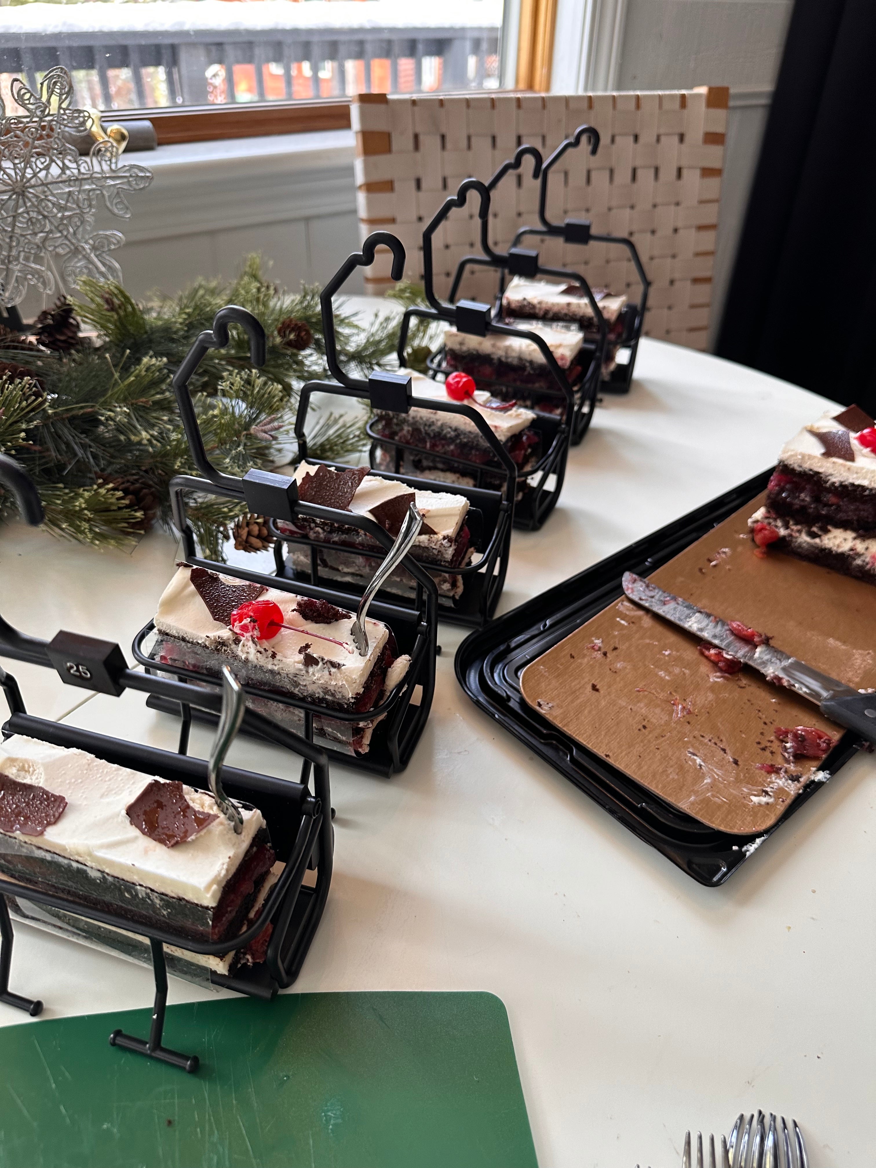 Miniature Modern Ski Lift Chair