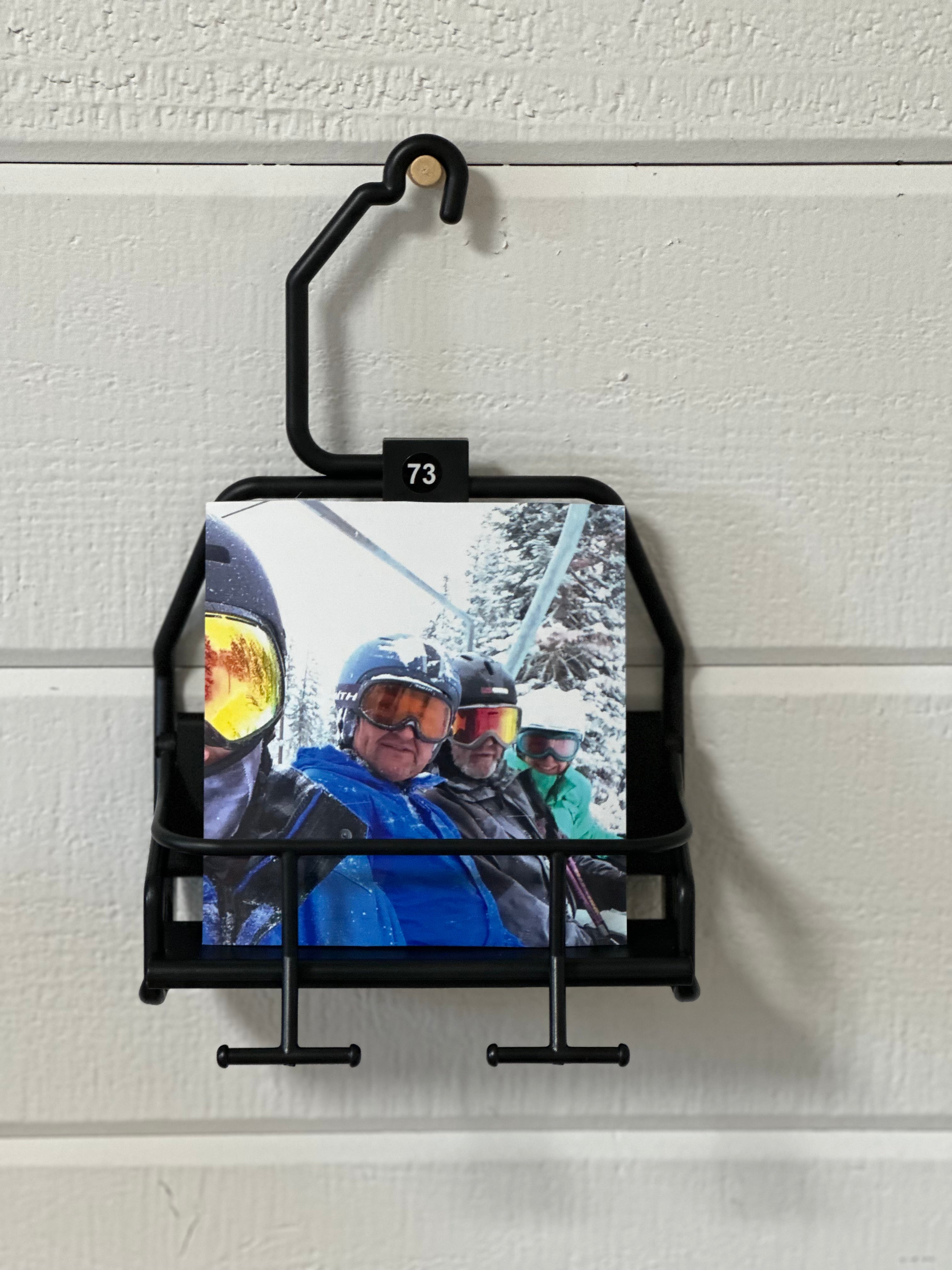Miniature Modern Ski Lift Chair